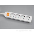 4-Outlet EU/Germany Standard Power Strip